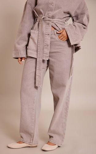 Mushroom Jean Petite À Jambes Larges | Taille 32 - PrettyLittleThing - Modalova