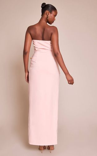 Dusty Pink Maxi Drapé Tissé Avec Détail | Taille 36 - PrettyLittleThing - Modalova