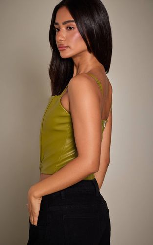 Olive Corset À Brides En Synthétique Prune | Taille 42 - PrettyLittleThing - Modalova