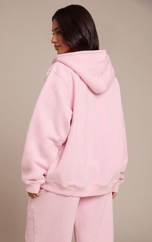 Baby Pink Sweat À Casynthétiqueche Zippé En Molleton De Coton Sports Club Petite | Taille Large - PrettyLittleThing - Modalova