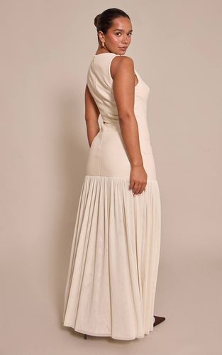 Stone Robe Maxi À Ourlet Tombant Contrasté En Synthétiquecuir Shape | Taille 36 - PrettyLittleThing - Modalova
