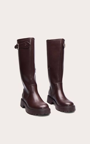 Botte Chelsea Montante À Détail Boucle En Synthétiquecuir | Taille 31 - PrettyLittleThing - Modalova