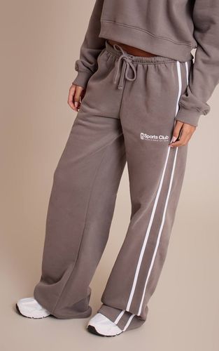 Charcoal Jogger Large Taille Haute Imprimé Club Sportif Pour Grande Taille | Taille XS - PrettyLittleThing - Modalova