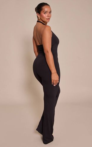 Black Combinaison Évasée Sculptante À Encolure Américaine Shape | Taille 42 - PrettyLittleThing - Modalova