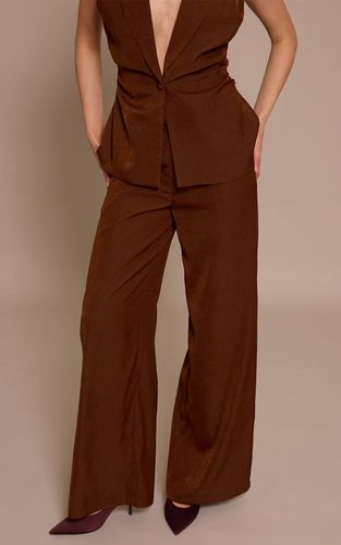 Pantalon Large Tissé Tailleur Ensemble Coordonné | Taille 42 - PrettyLittleThing - Modalova