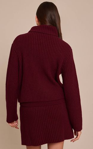 Cherry Synthétiquell Col Roulé En Maille | Taille XS - PrettyLittleThing - Modalova