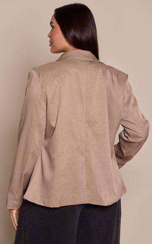 Stone Blazer Ajusté Grande Taille | Taille 46 - PrettyLittleThing - Modalova