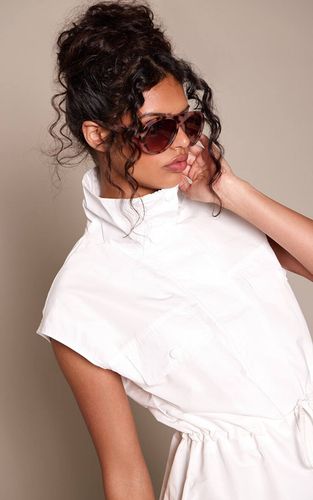 Lunettes De Soleil Aviateur Rondes Jeepers Peepers - PrettyLittleThing - Modalova