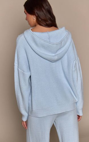 Baby Blue Sweat À Casynthétiqueche Oversize En Maille | Taille XS - PrettyLittleThing - Modalova
