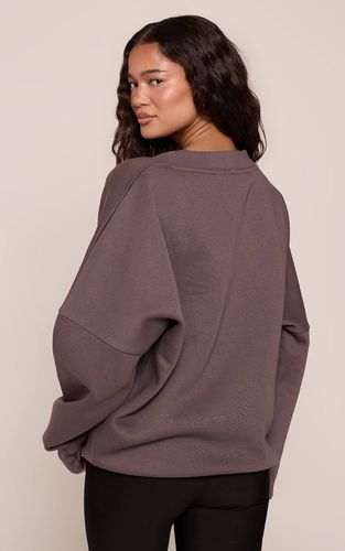 Sweat-shirt Col V Health Club | Taille XS - PrettyLittleThing - Modalova
