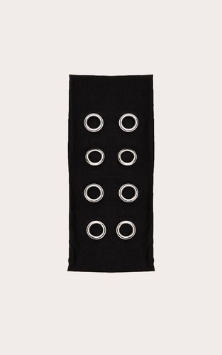 Black Bandeau En Jersey À Œillets - PrettyLittleThing - Modalova