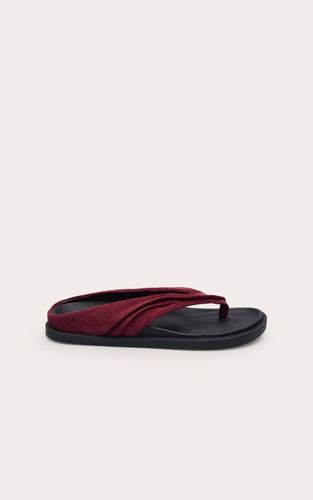 Maroon Sandales À Entre-doigts Avec Semelle Intérieure En Synthétique | Taille 31 - PrettyLittleThing - Modalova