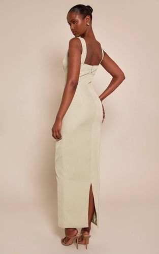 Sage Robe Maxi Premium À Dos Échancré | Taille 42 - PrettyLittleThing - Modalova