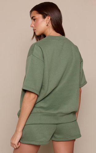 T-shirt Molletonné | Taille XS - PrettyLittleThing - Modalova
