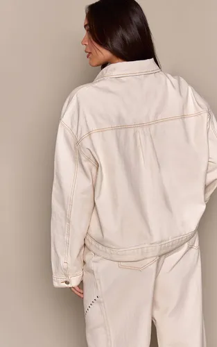 Veste En Jean Ornée De Clous Vintage Plus | Taille 46 - PrettyLittleThing - Modalova