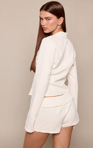 Ensemble Coordonné Chemise Cargo À Manches Longues À Fines Rayures Texturées | Taille 36 - PrettyLittleThing - Modalova