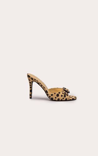 Natural Mules À Talons À Boucle En Synthétique Imprimé Girafe | Taille 33 - PrettyLittleThing - Modalova