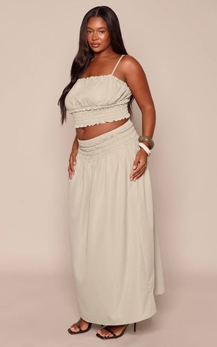 Sage Green Jupe Maxi À Pois Grande Taille Coordonnée | Taille 54 - PrettyLittleThing - Modalova