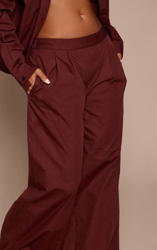 Pantalon Large Aspect Lin Petite Ensemble Coordonné | Taille 32 - PrettyLittleThing - Modalova