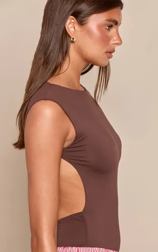 Body En Jersey Sculpté Avec Détail Dos | Taille 42 - PrettyLittleThing - Modalova