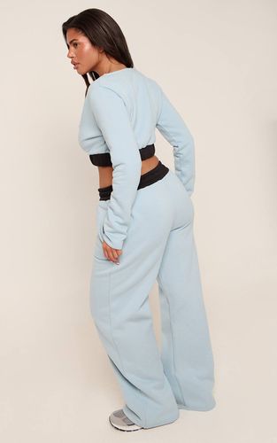 Blue Joggers Shape À Taille Contrastée | Taille Medium - PrettyLittleThing - Modalova