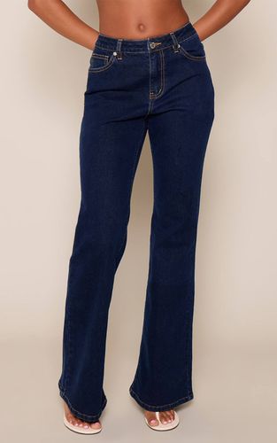 Indigo Jean Bootcut Taille Mi-haute | Taille 42 - PrettyLittleThing - Modalova