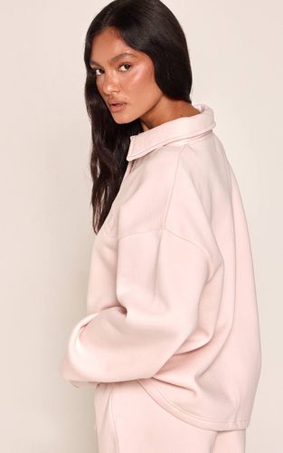 Pink Sweat-shirt Polo Brodé Plt | Taille XS - PrettyLittleThing - Modalova