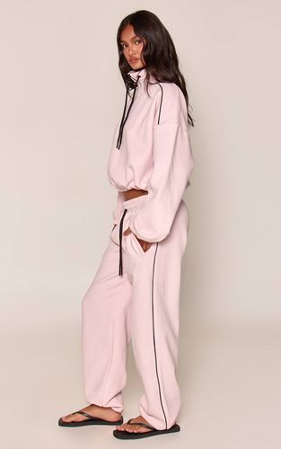 Pink Jogging À Chevilles Resserrées Avec Cordon De Serrage Contrasté | Taille XS - PrettyLittleThing - Modalova