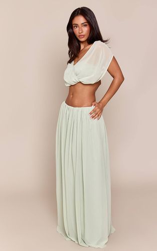 Sage Ensemble Jupe Longue En Mousseline Petite | Taille 34 - PrettyLittleThing - Modalova