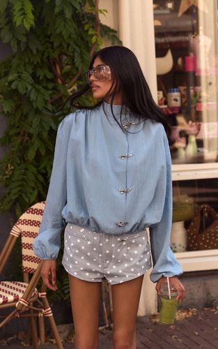 Blue Veste À Fermoirs De Pompier | Taille 34 - PrettyLittleThing - Modalova