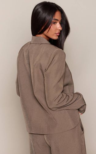 Olive Ensemble Blazer Boxy Col Croisé Petite Taille | Taille 34 - PrettyLittleThing - Modalova