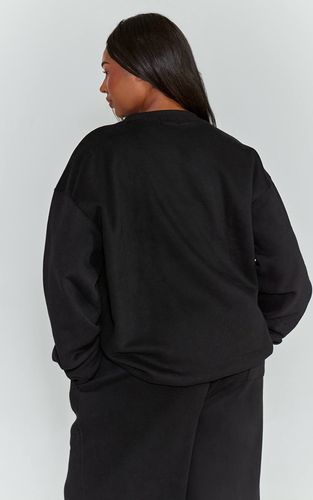 Black Sweat-shirt Ample Grande Taille | Taille 2XL - PrettyLittleThing - Modalova
