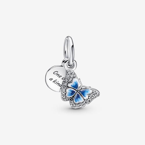 Charm Pendant Double Papillon & Citation - Pandora - Modalova