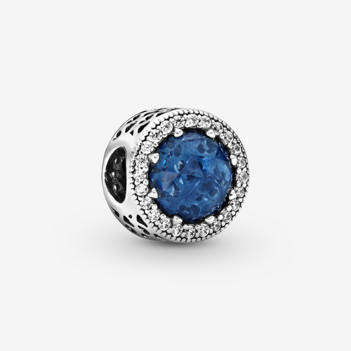 Charm scintillant bleu foncé - Pandora - Modalova