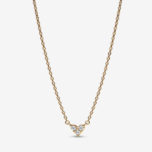 Collier Cœur Triple Pierre - Pandora - Modalova