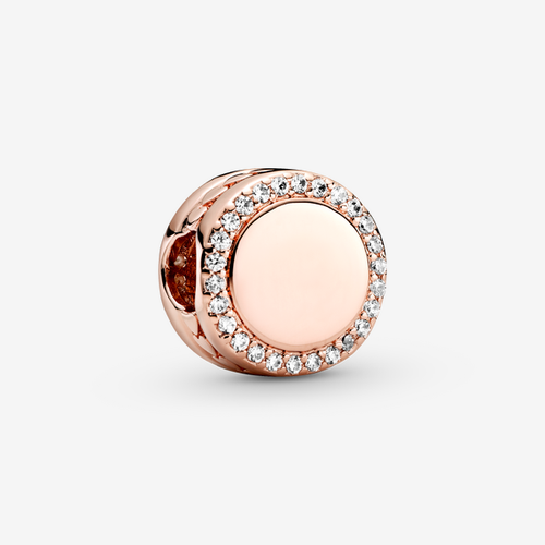 Charm Bouton Scintillant Gravable - Pandora - Modalova