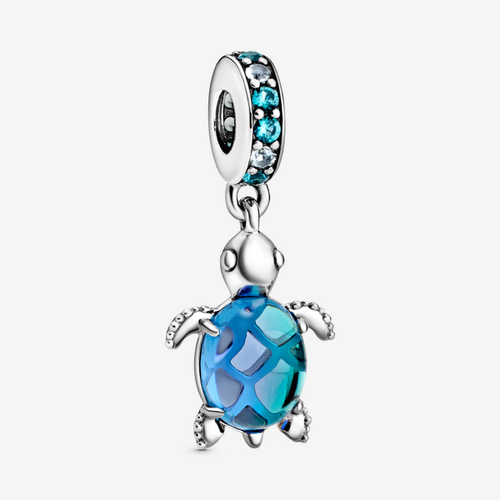 Charm Pendant Tortue de Mer en Verre de Murano - Pandora - Modalova