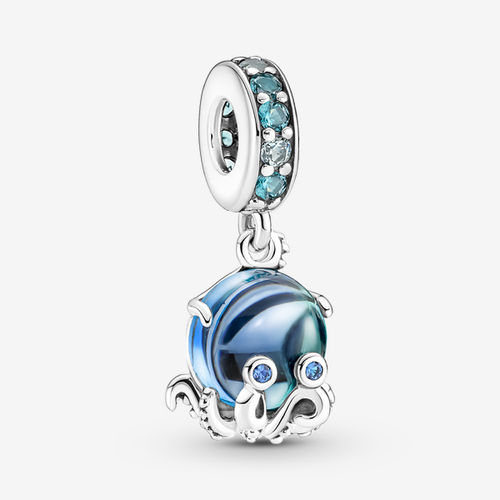 Charm Pendant Poulpe Adorable en Verre de Murano - Pandora - Modalova