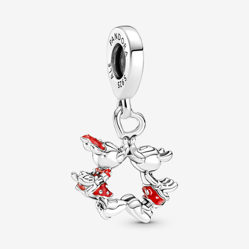 Charm Pendant Disney Baiser entre Mickey & Minnie - Pandora - Modalova