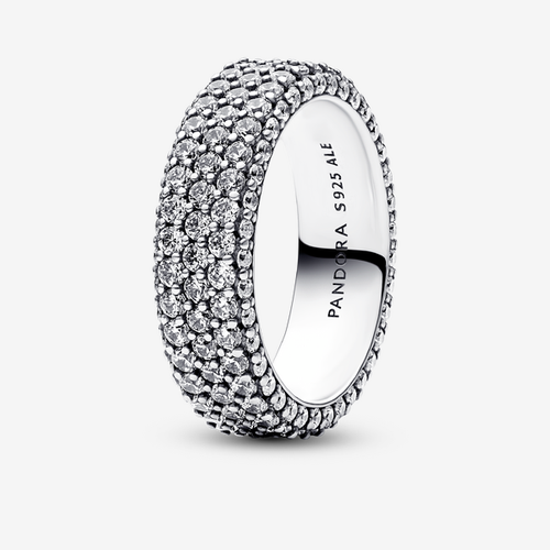 Bague Triple Rang Pavée Timeless - Pandora - Modalova
