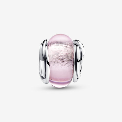 Charm Murano Rose et Cercles - Pandora - Modalova