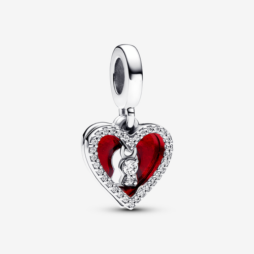 Double Charm Pendant Cœur & Serrure - Pandora - Modalova