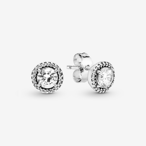 Clous d’oreilles rond scintillant - Pandora - Modalova