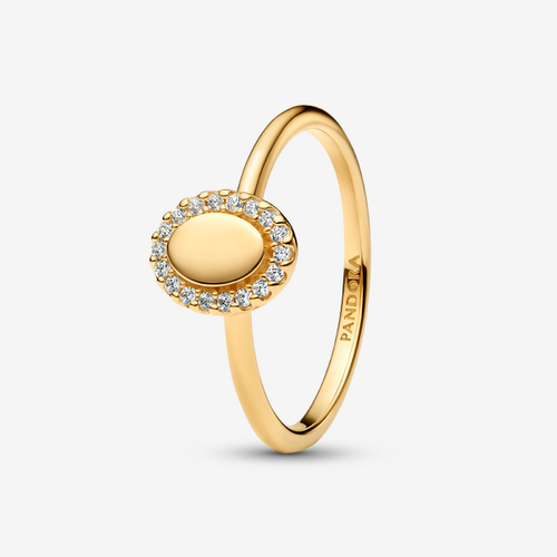 Bague Halo Ovale Gravable - Pandora - Modalova