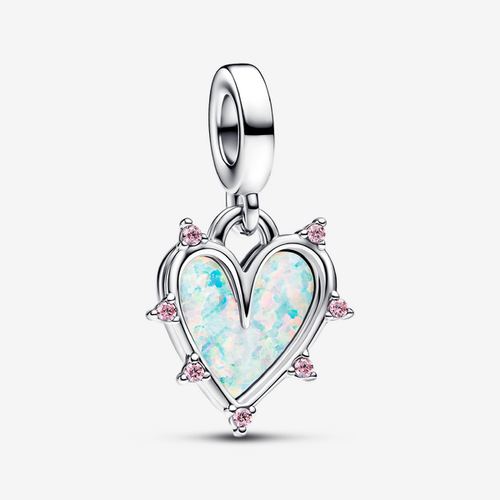 Charm Pendant Double Opalescent Amitié - Pandora - Modalova