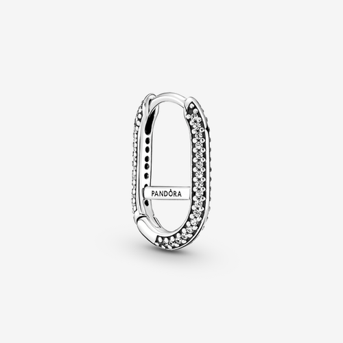 Boucle d'Oreille Pavé Link ME - Pandora - Modalova