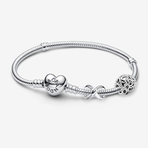Bracelet Composé Infini Forever & Always et Cœurs - Pandora - Modalova