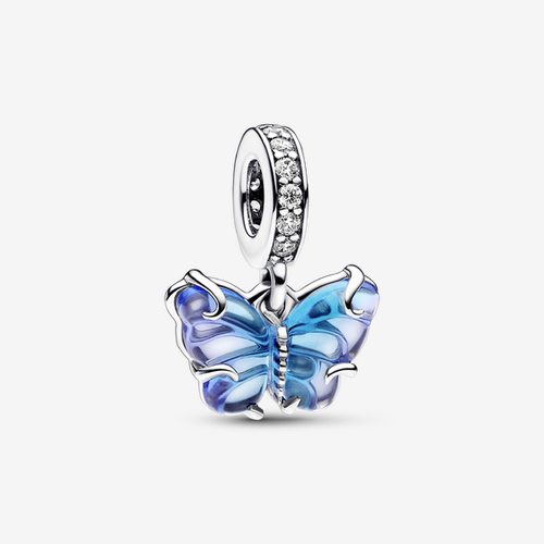 Charm Pendant Papillon en Verre de Murano - Pandora - Modalova