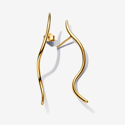 Clous d’Oreilles Fil de Forme Organique - Pandora - Modalova