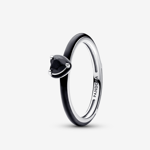 Bague Cœur Chakra Noir Pandora ME - Pandora - Modalova